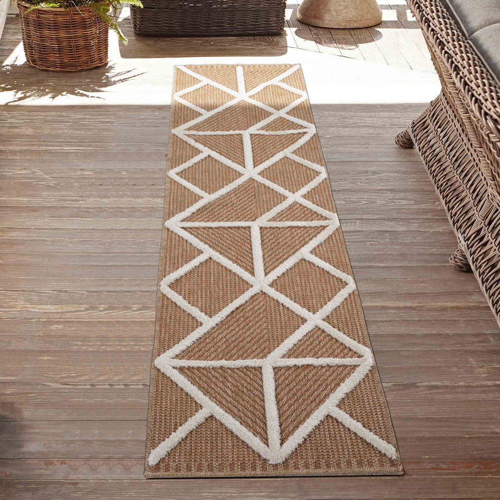 Desire Rugs Harper Cream Prism Rug 60 x 220cm Image 2
