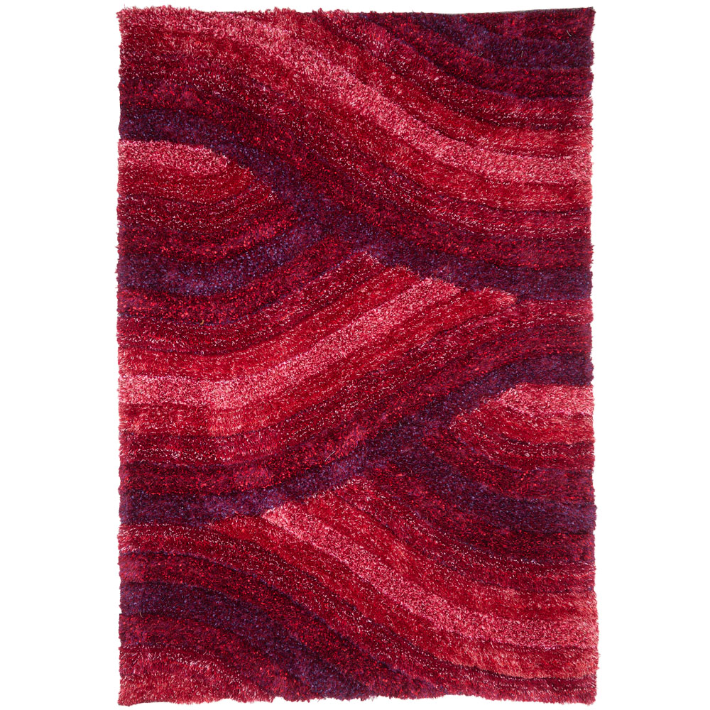 DS Living Wave Fuchsia Ultra Plush Rug 160 x 230cm Image 1