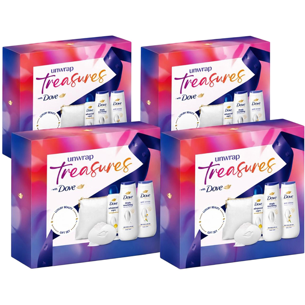 Dove Treasures Collection Gift Set 4 Piece 4 Pack Image 1