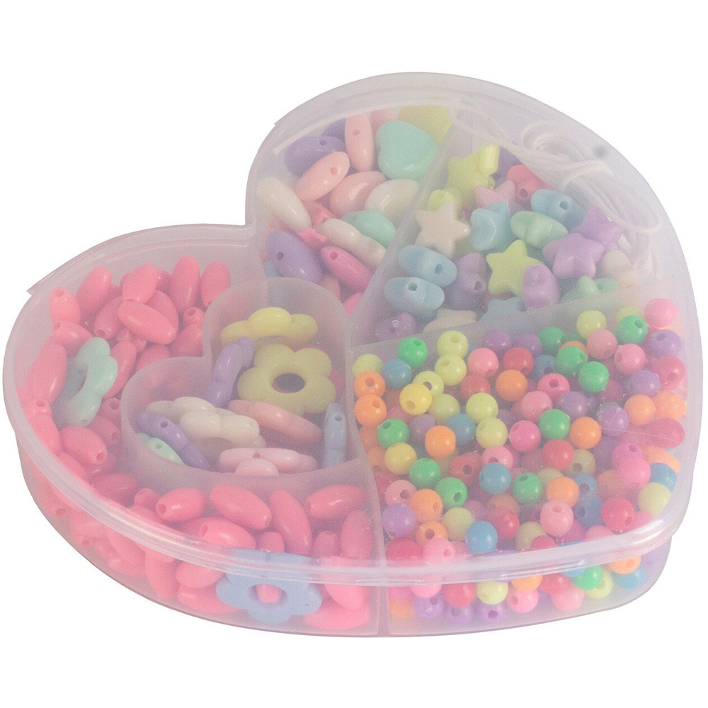 Mixed Shape Pastel Bead Set Image