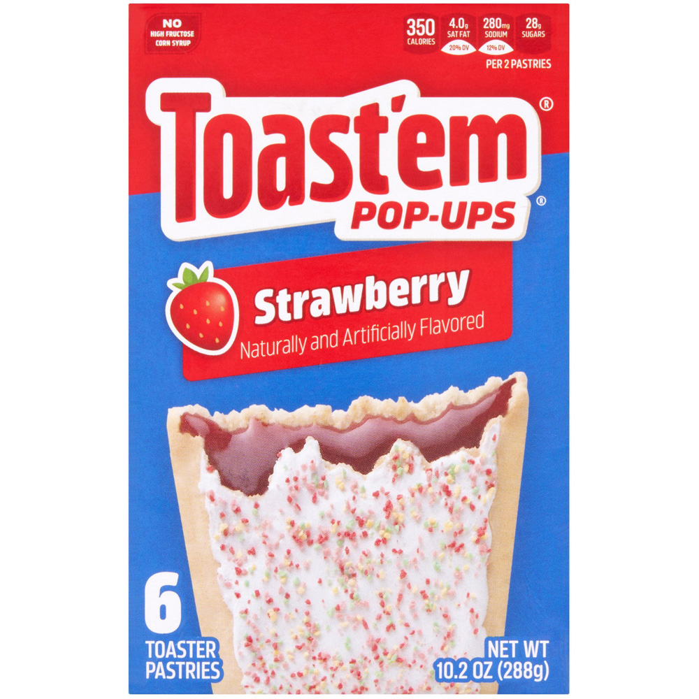 Toast'em Strawberry Pop-Ups 6 Pack Image