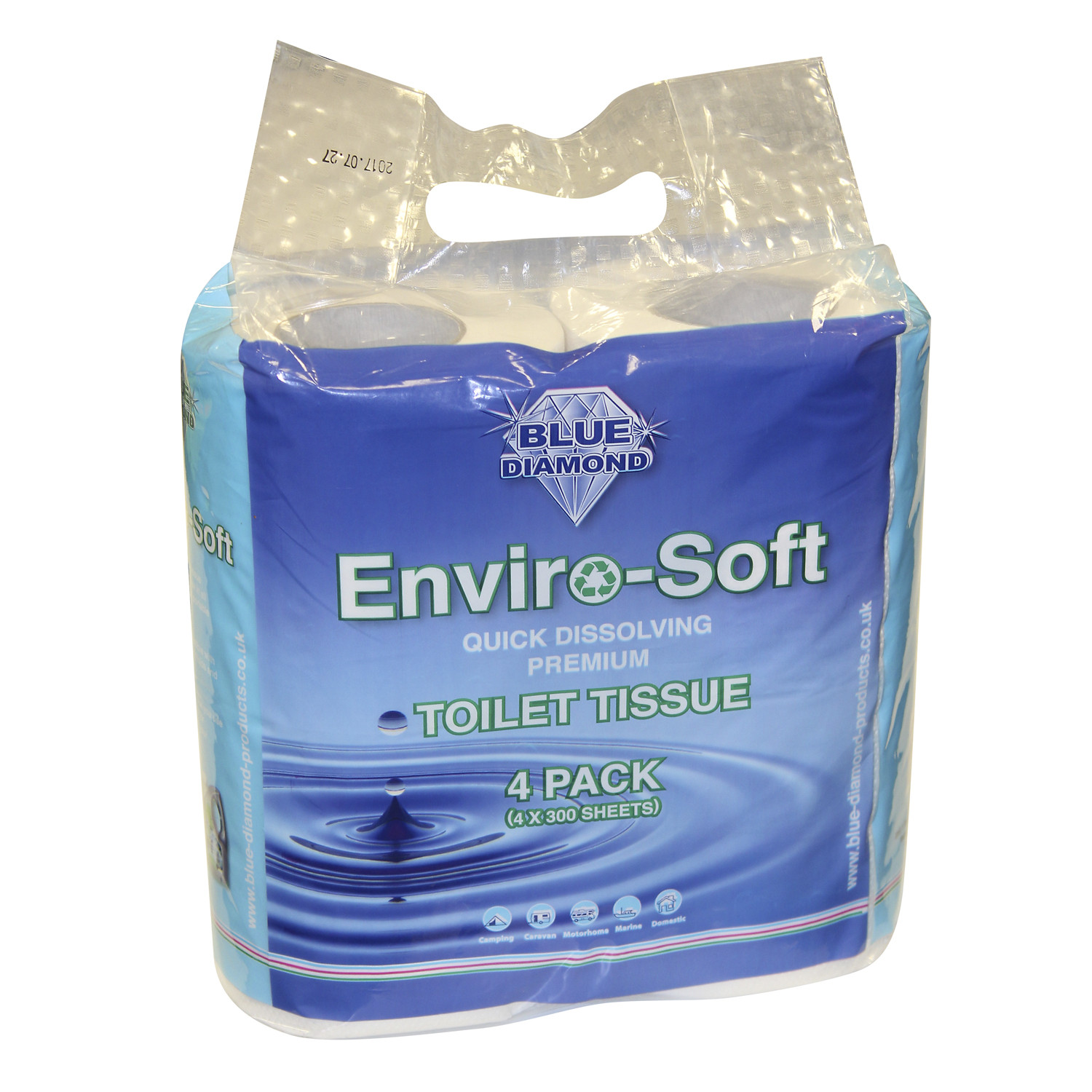 Pack of Four Enviro-Soft Premium Toilet Roll Image