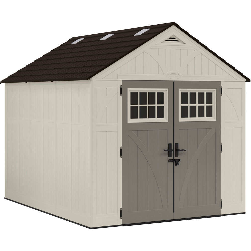Suncast Tremont 8 x 10ft Apex Storage Shed Image 1