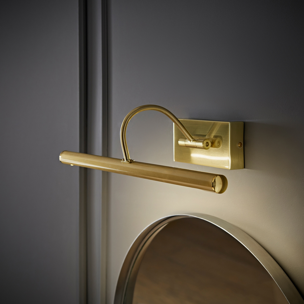 ValueLights Alana Brushed Gold LED Wall Light Image 6