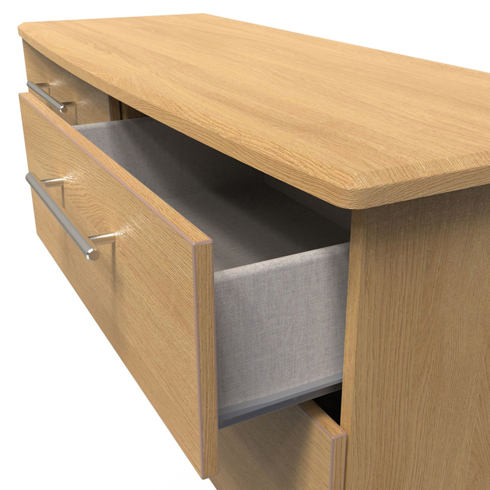Crowndale Sherwood 4 Drawer Oak Bed Box Image 6