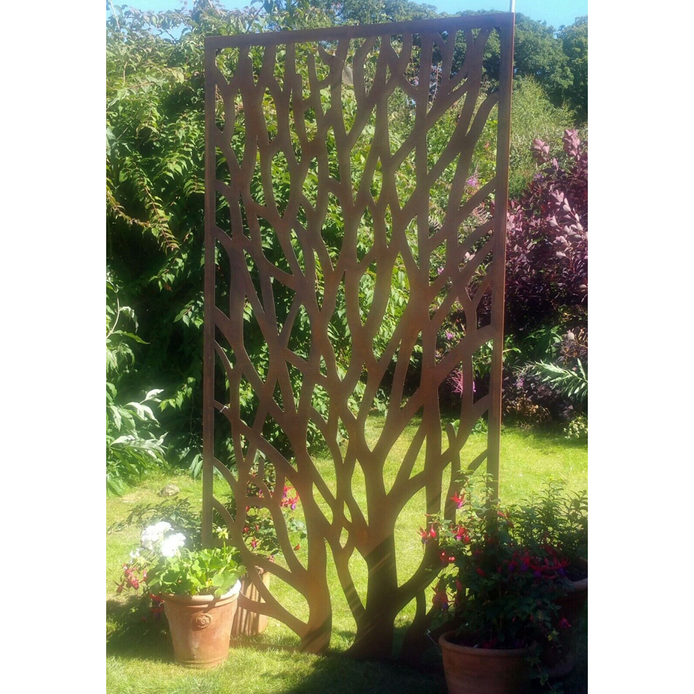 Inspirational Gifting Tree Decorative Steel Screen Wall Art 6 x 3ft Image 4