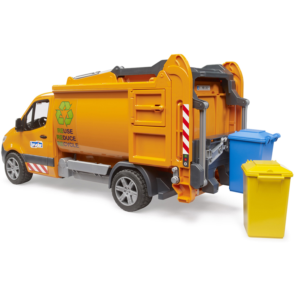 Bruder Kids MB Sprinter Municipal Garbage Truck Playset Model Image 4