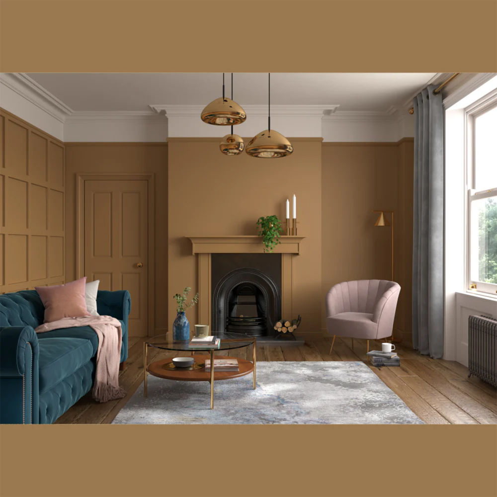 Dulux Heritage Walls and Ceilings Masters Gold Velvet Matt Emulsion Paint 2.5L Image 4
