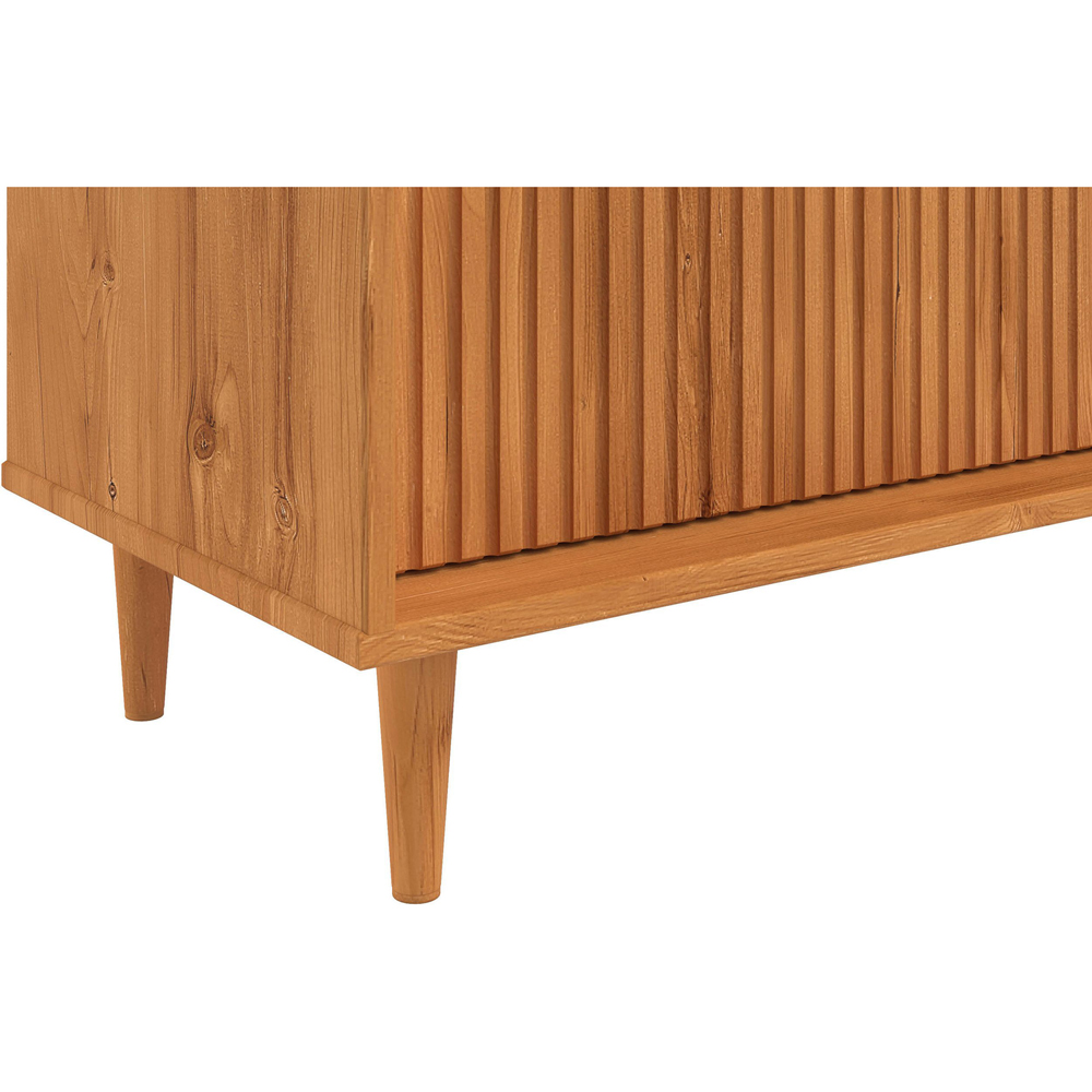 Loft24 Jerzy 2 Door Stained Wax Highboard Image 6