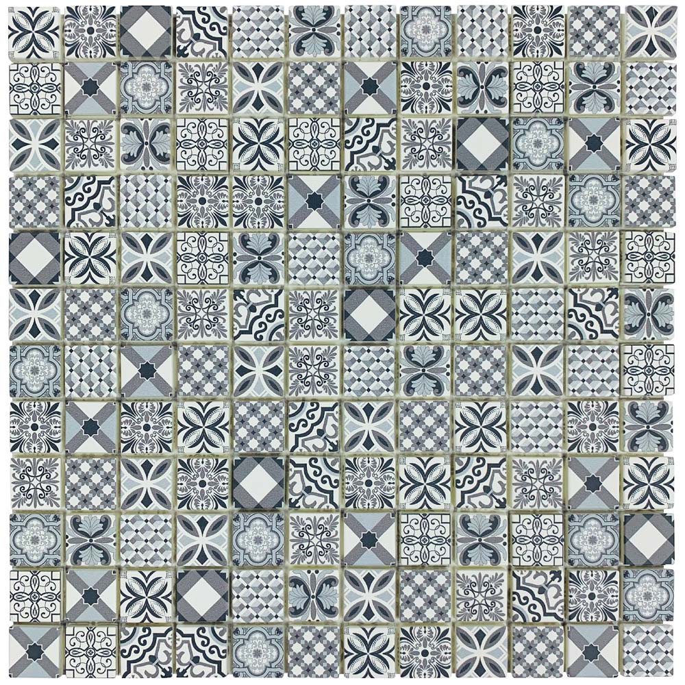 House of Mosaics 3D Spiro Micro Peel and Stick Mosaic Tile Sheet Image 2