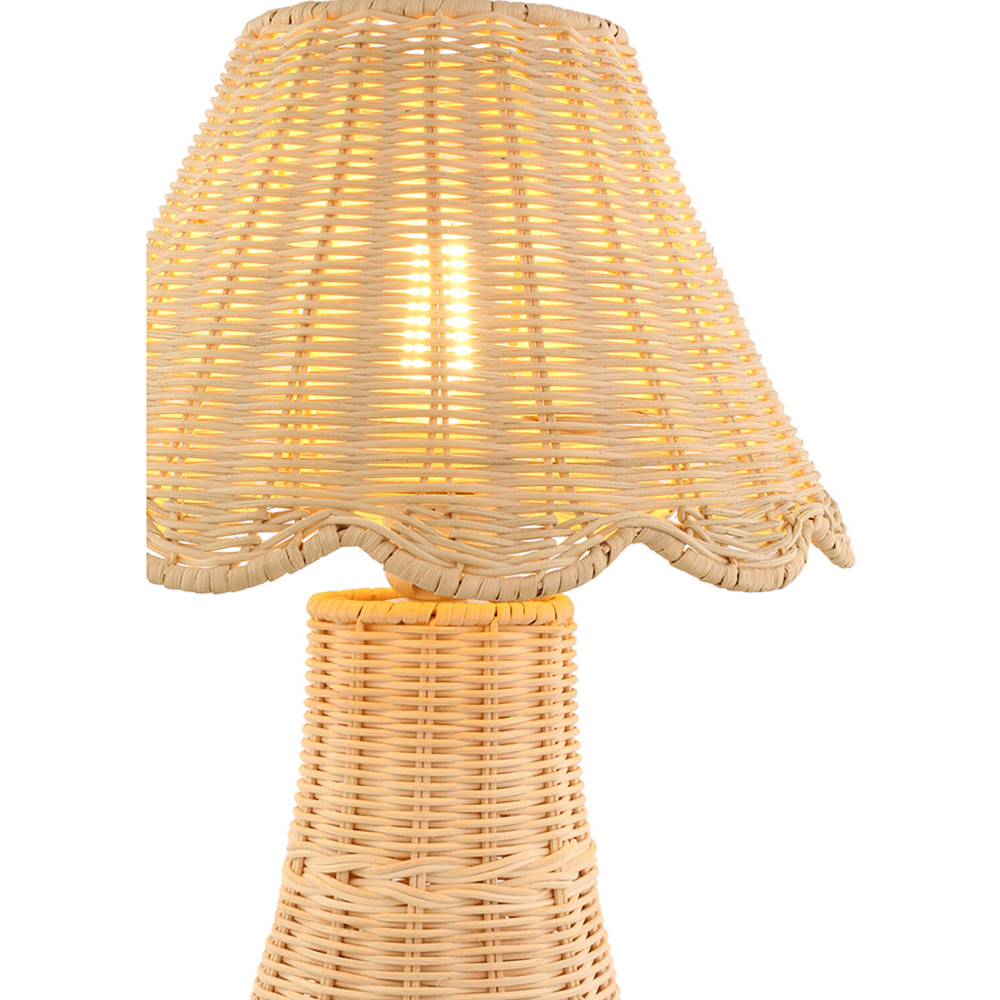 Isla Rattan Table Lamp Natural Image 4