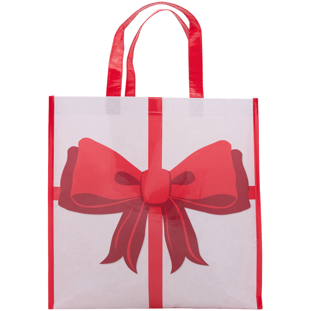 Present Bow Christmas Shopper Bag Image 3