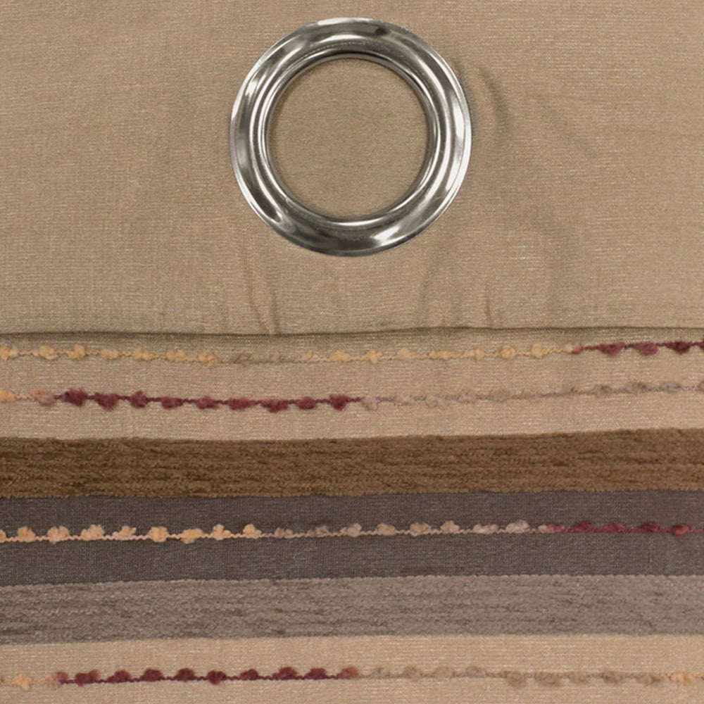 Intimates Renatta Latte Eyelet Curtains 168 x 183cm Image 3