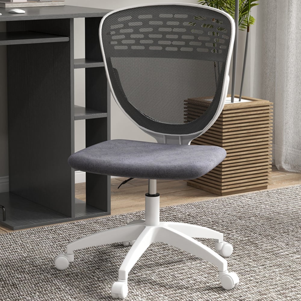 Portland Grey Mesh Office Chair Image 1