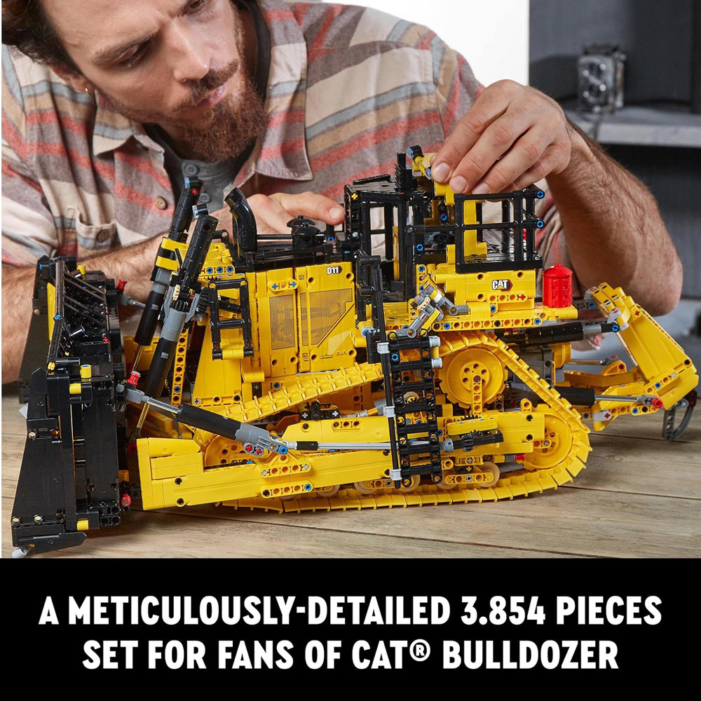 LEGO 42131 Technic App-Controlled Cat D11 Bulldozer Building Kit | Wilko
