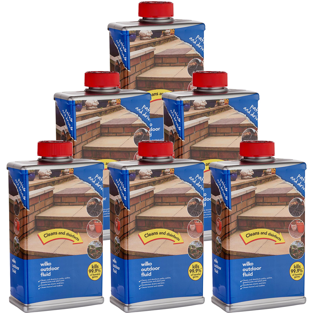 Wilko Outdoor Cleaning Fluid 1L Case of 6 Wilko