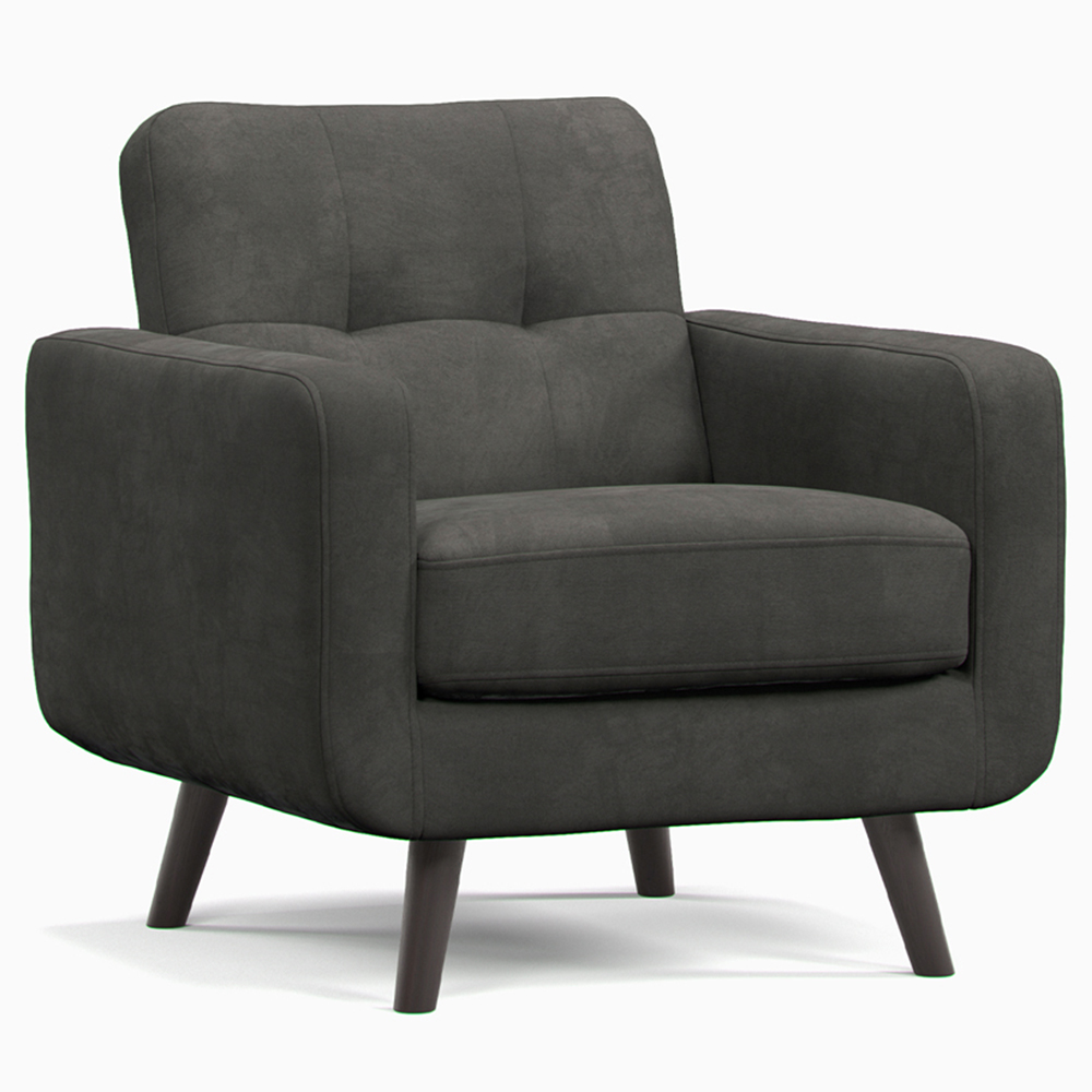 Kendal 6 Seater Graphite Oslo Sofa Suite Image 4