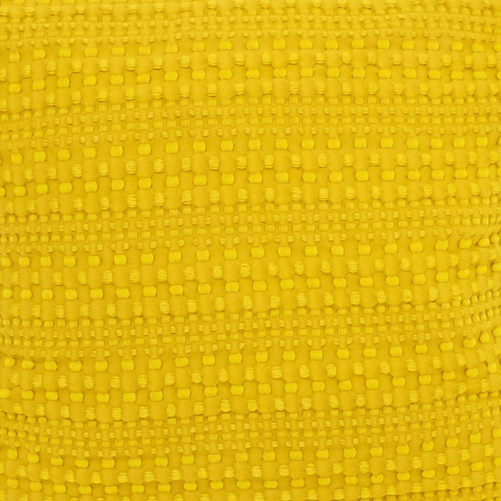 Velosso Waffle Fringed Ochre Filled Cushion 43 x 43cm 2 Pack Image 2