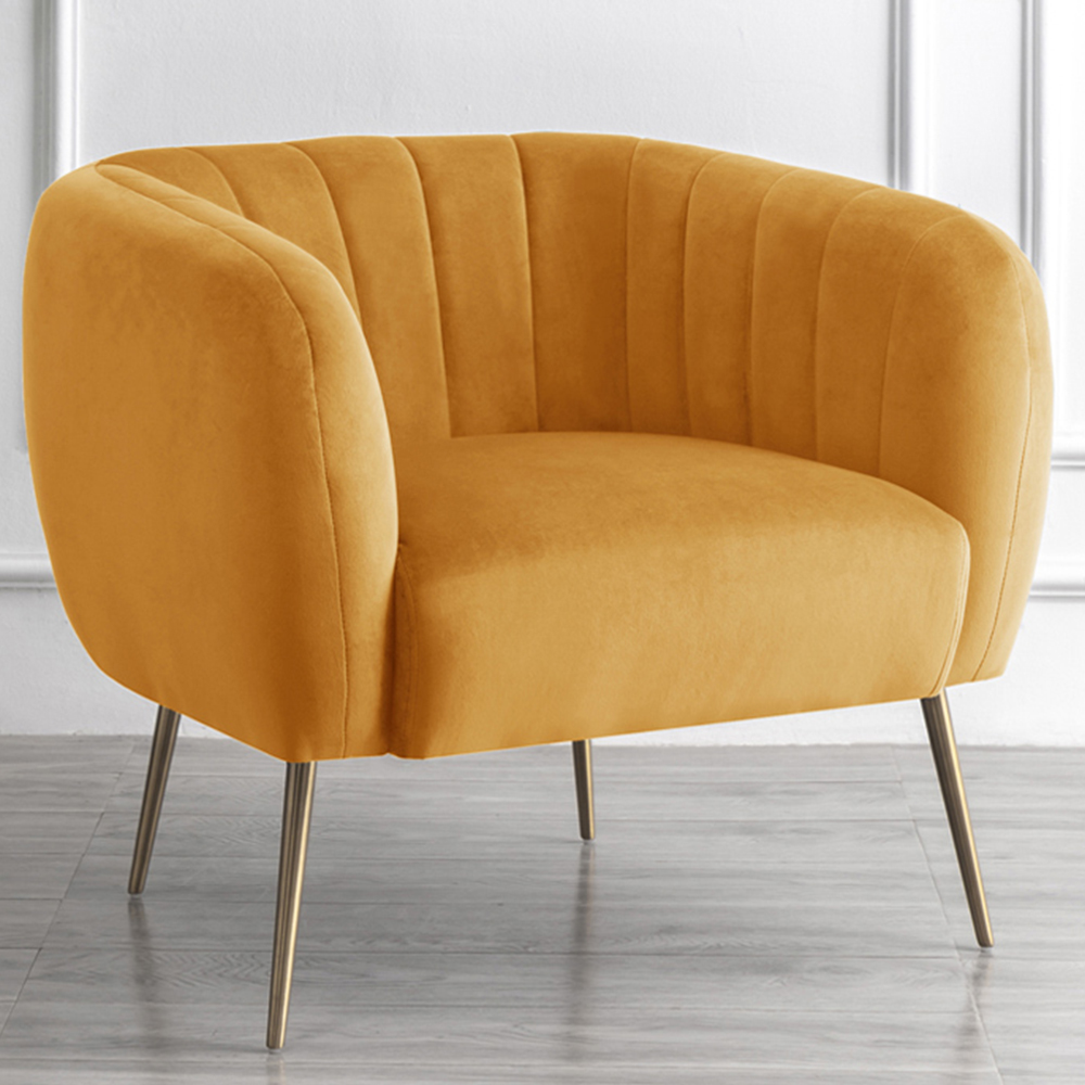 Artemis Home Matilda Yellow Accent Chair Image 1
