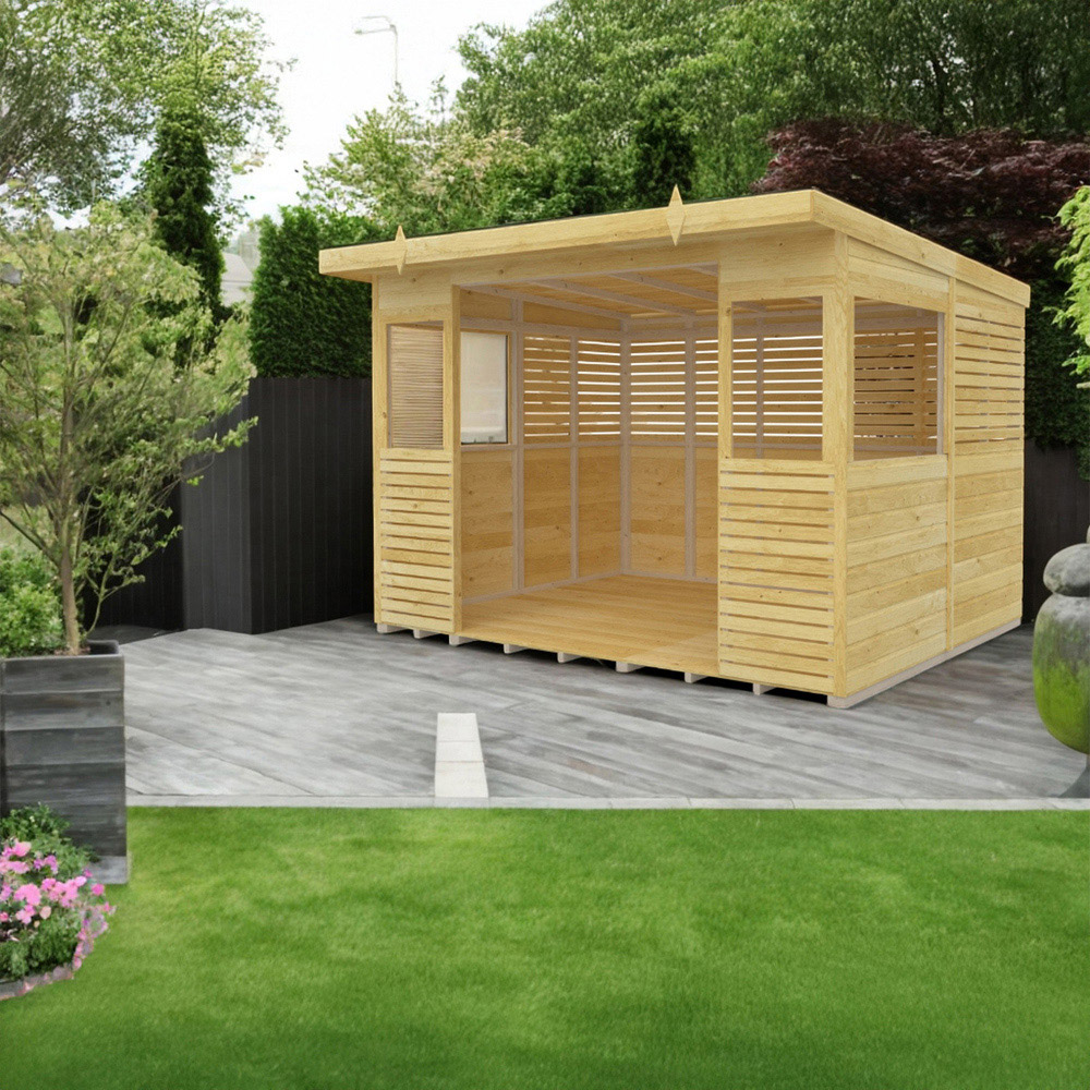 DIY Sheds 10 x 8ft Pressure Treated Tongue and Groove Timber Outdoor Kitchen Shelter Image 6