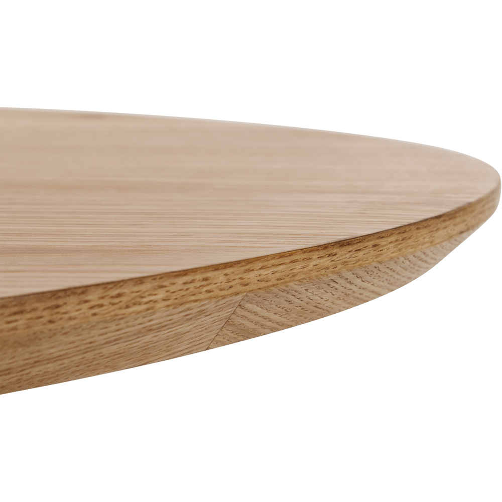 Florence Heaven 4 Seater Dining Table Oak Image 4