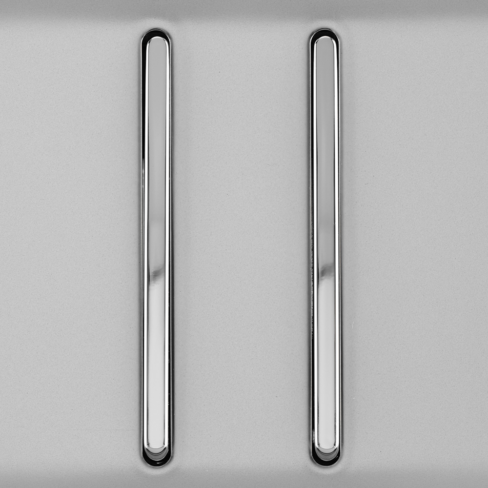 Trendi Switch 2 Gang 10amp 1 or 2 Way Brushed Steel Rocker Light Switch Image 2