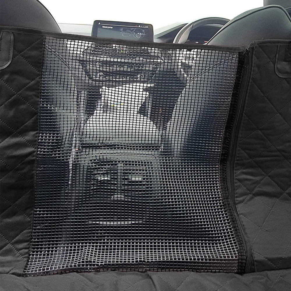wilko Black Waterproof Dog Car Seat Cover Image 6
