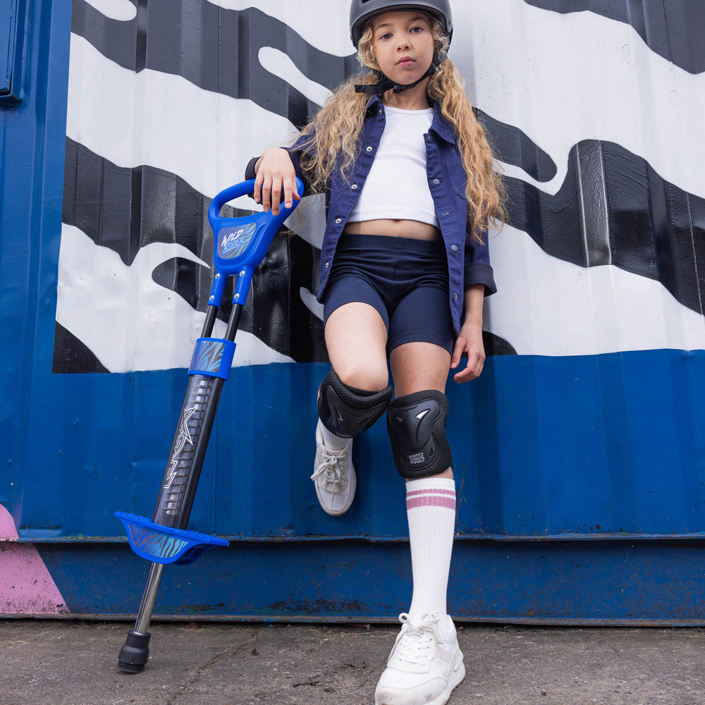 Xootz Blue Tiger Wild Rider LED Pogo Stick Image 5