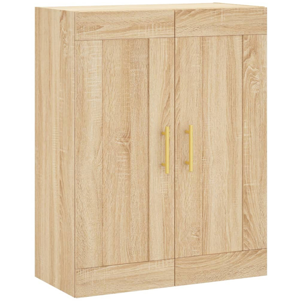 vidaXL 2 Door Brown Sonoma Oak Wall Mounted Cabinet 2 Pack Image 5