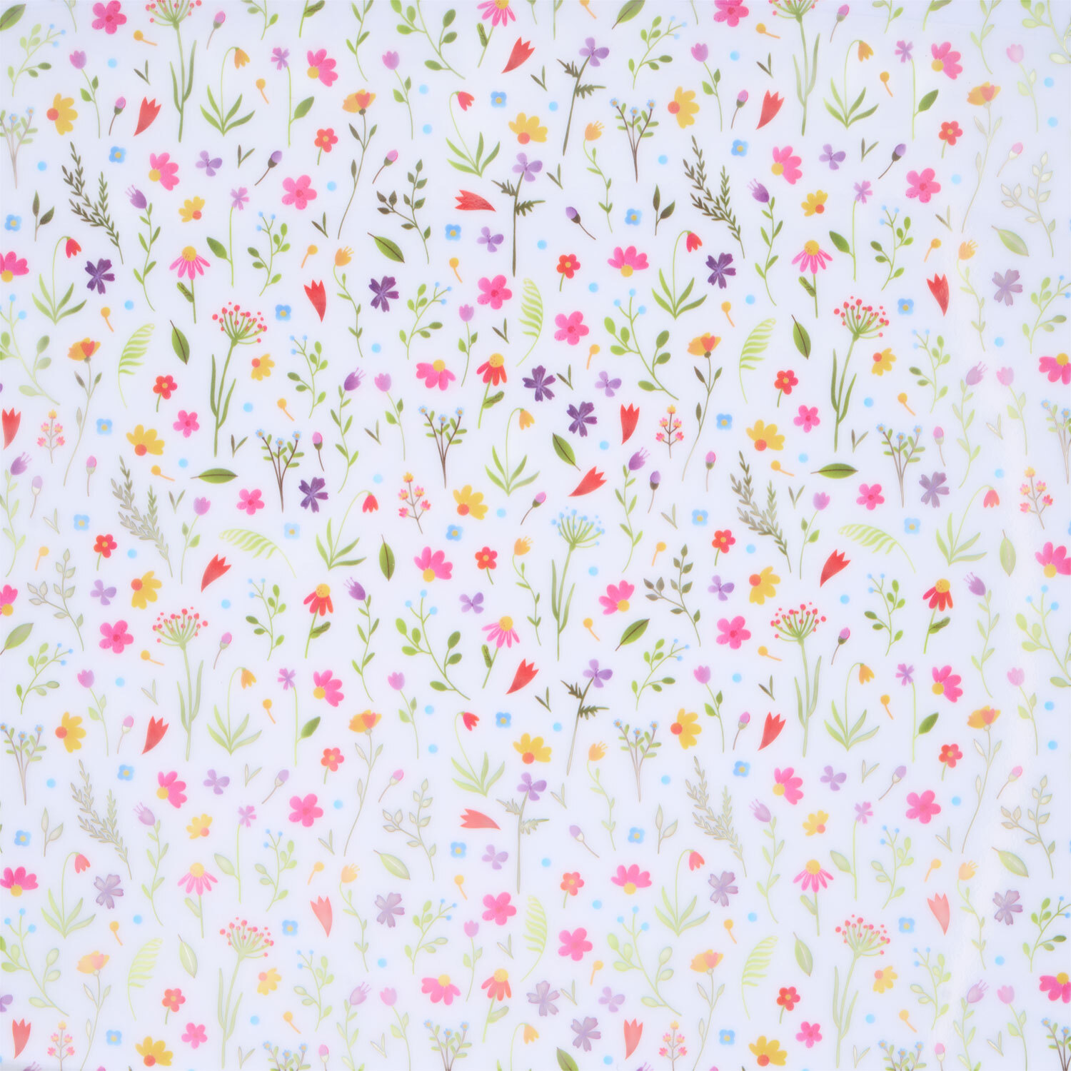Wildflower Large Melamine Tray White Image 5