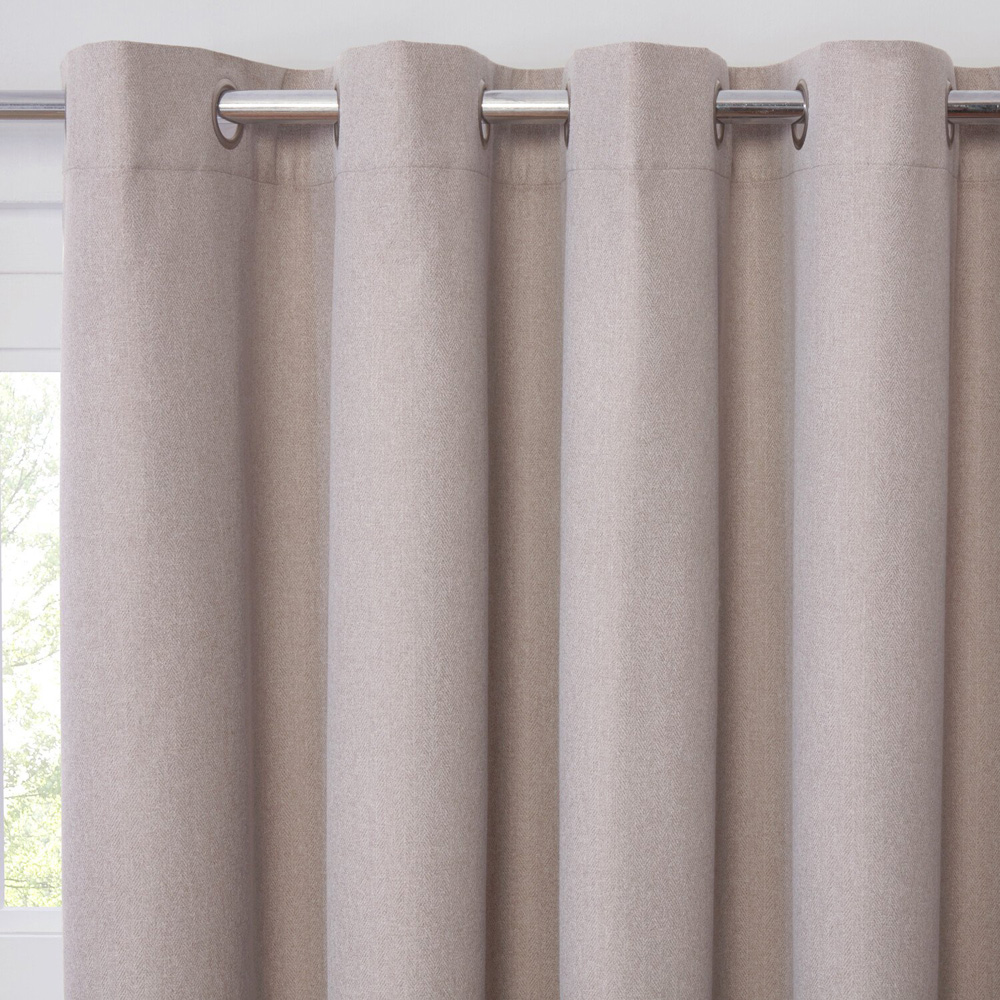 Linden Washable Blackout CurtainStone183cm168cm Image 2