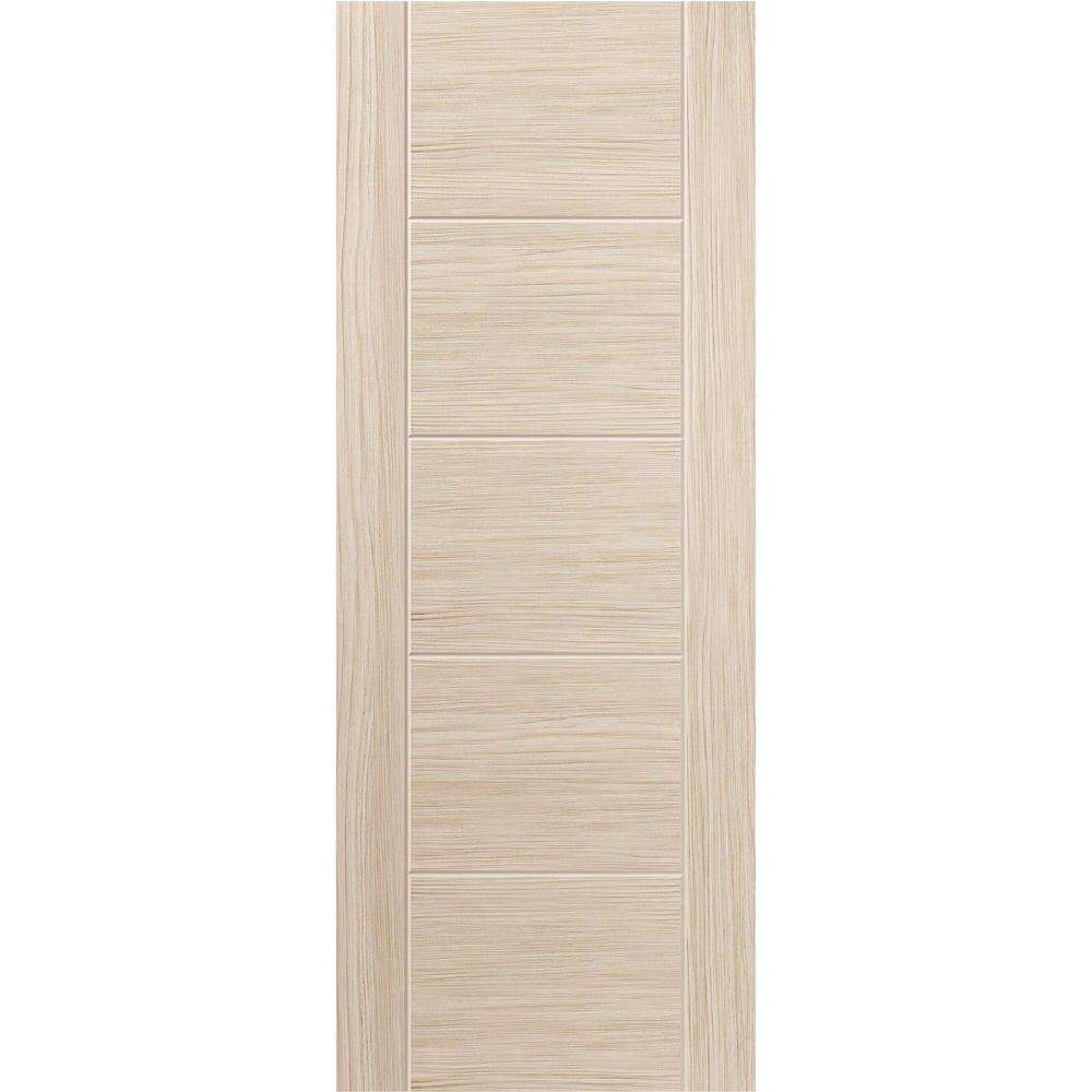 JB Kind Tigris Ivory Laminated Finished Internal Door 1981 x 762mm Image 1