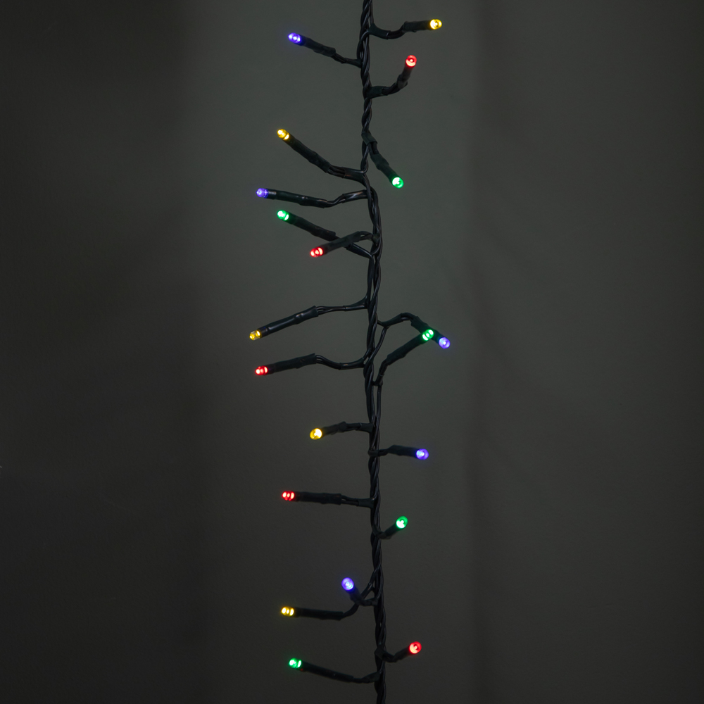Samuel Alexander 1440 Multi Coloured LED Christmas Cluster Light 18.5m Image 4