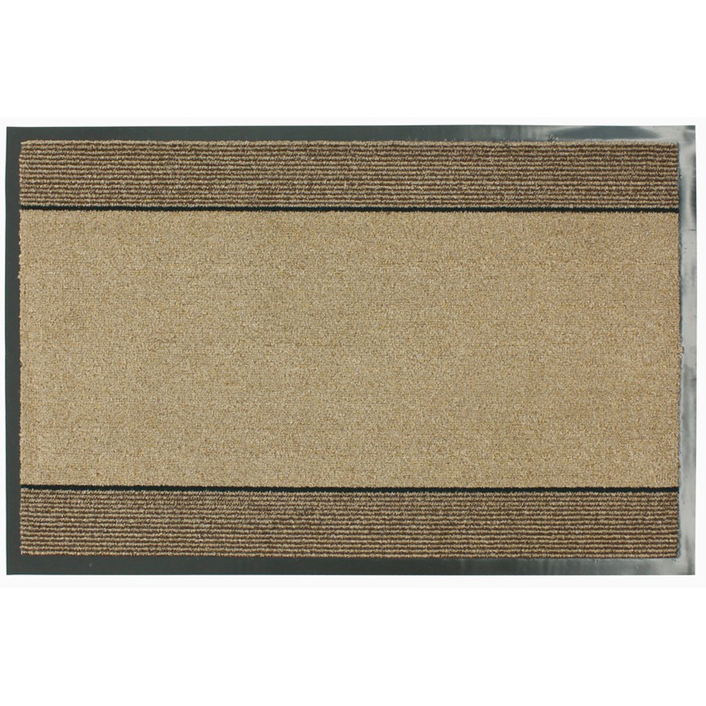 JVL Miracle Barrier Mat Beige 60 x 90cm Image 1