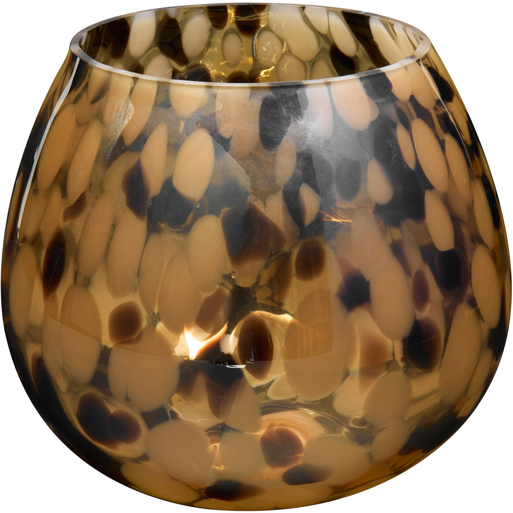 Amber Confetti Candle Holder Image 2