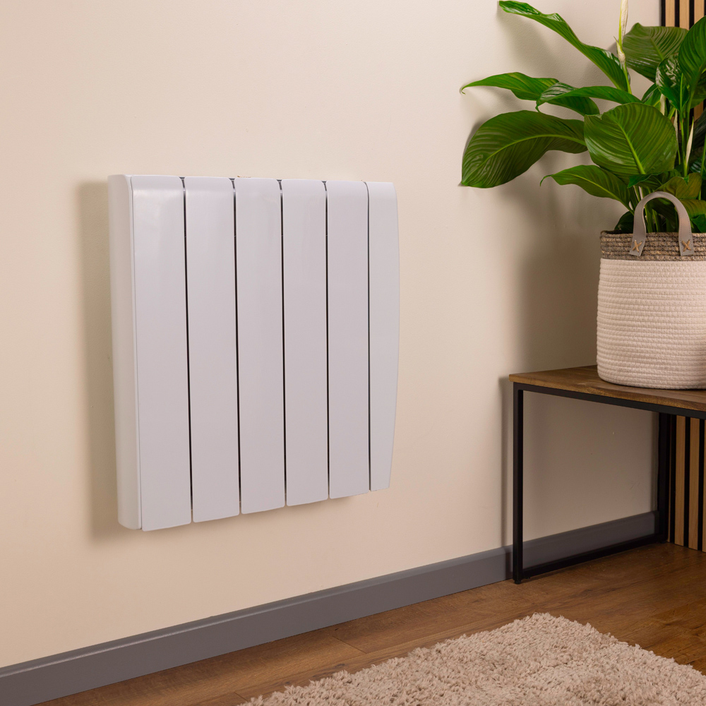 TCP Smart White Ceramic Electric Radiator 1000W Image 2