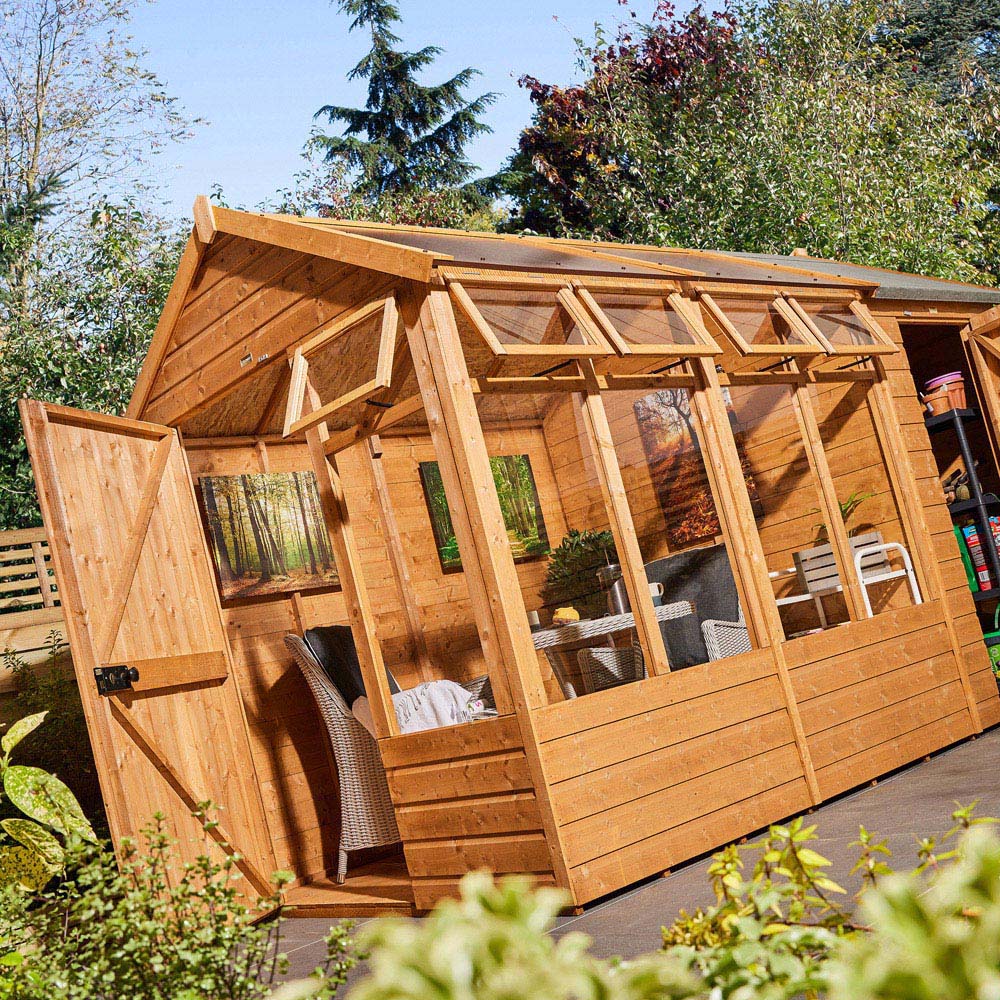 Rowlinson 12 x 6ft Growhouse with Store Image 4