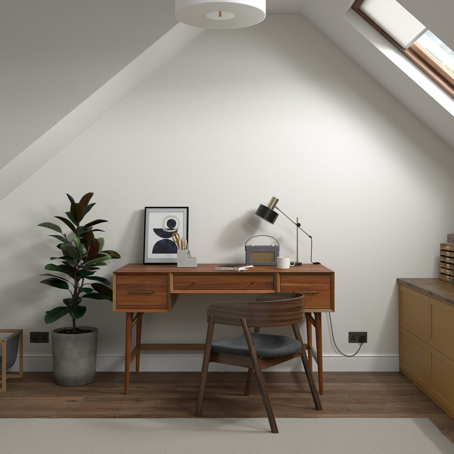 Dulux Heritage Walls and Ceilings Chiltern White Velvet Matt Emulsion Paint Tester Image 10