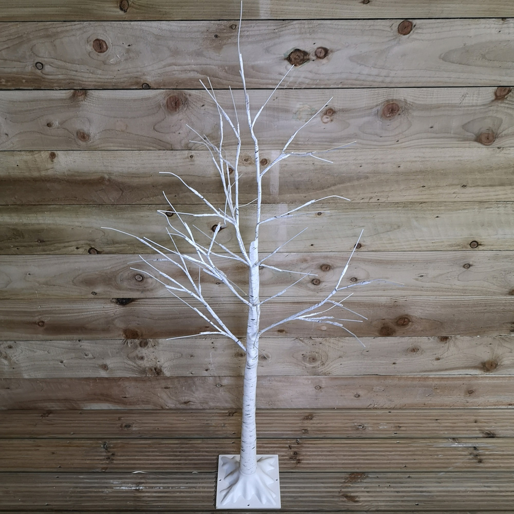 Samuel Alexander Warm White LED Indoor Outdoor Christmas Birch Tree 4ft Image 7