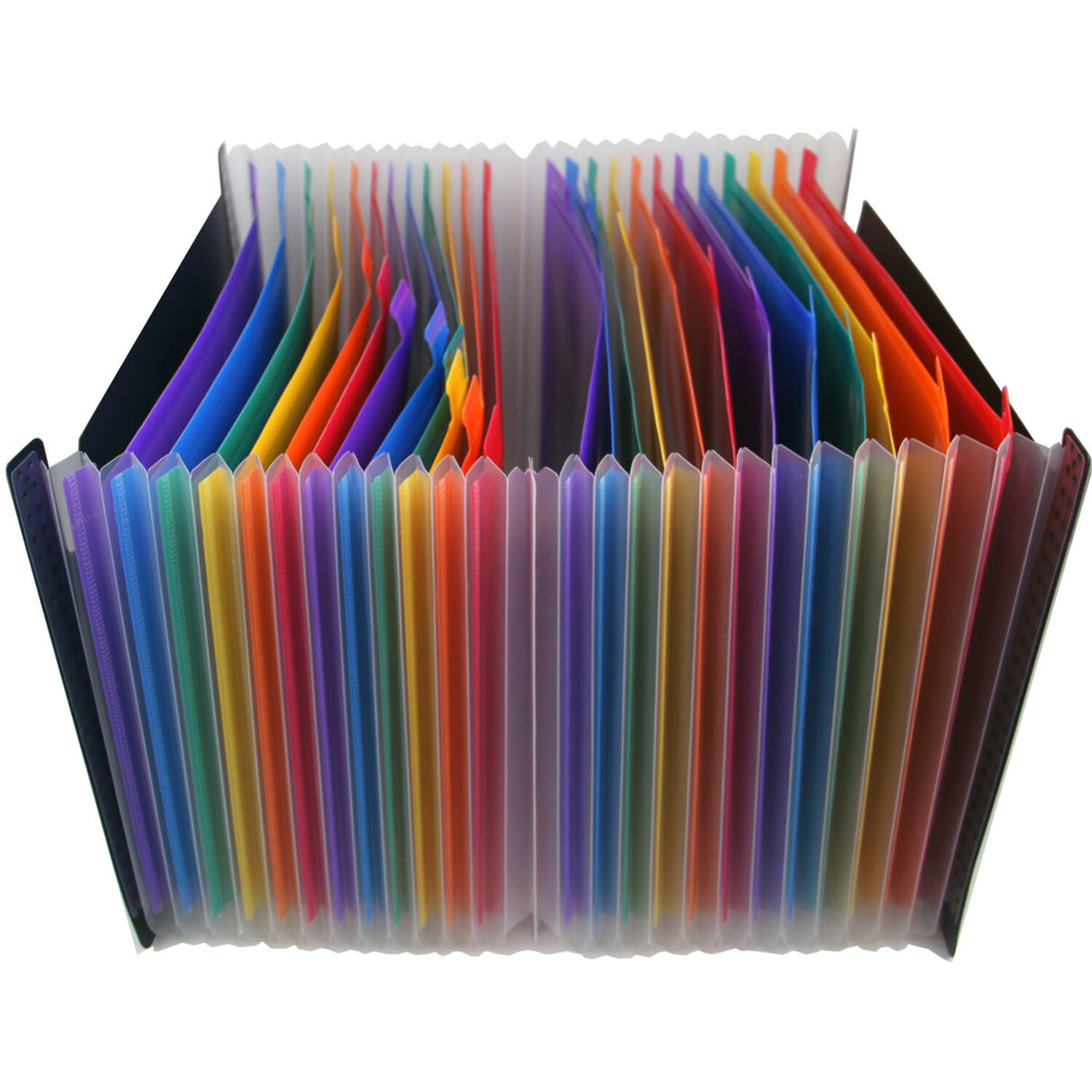 i-doodle Rainbow Expanding Box File Image 3