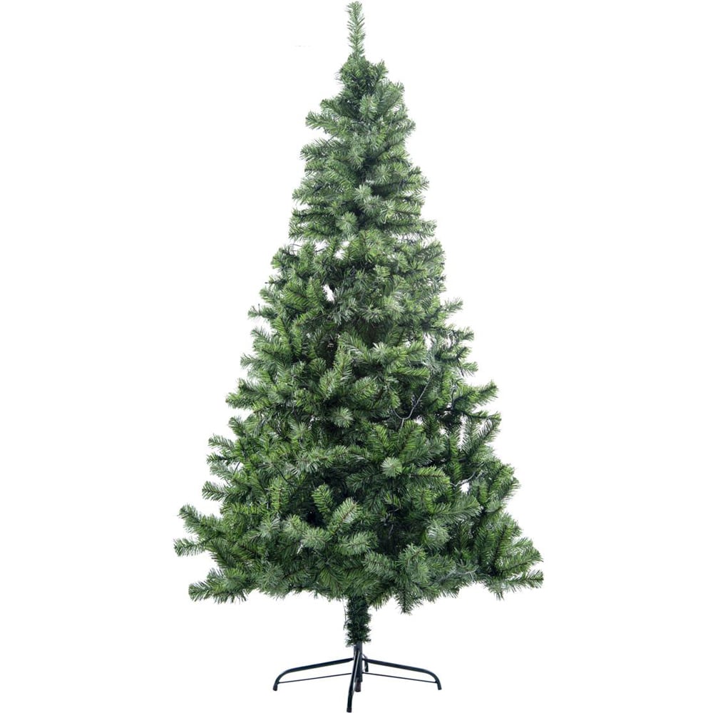 Shatchi Pre-Lit Cool White LED Alaskan Pine Artificial Christmas Tree 7ft Image 1