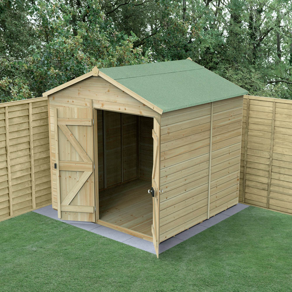 Forest Garden Timberdale 7 x 7ft Apex Shed Image 2