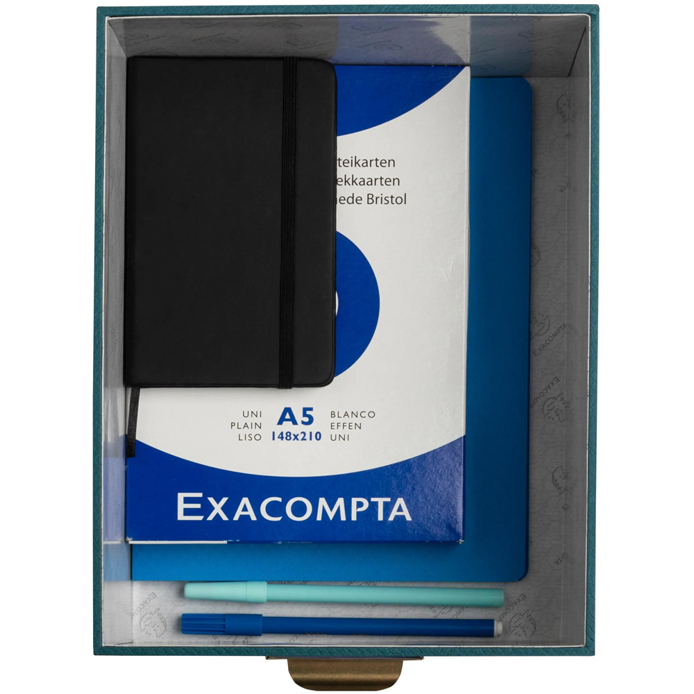 Exacompta OfficeByMe Duck Blue Storage Box Set of 3 Image 5