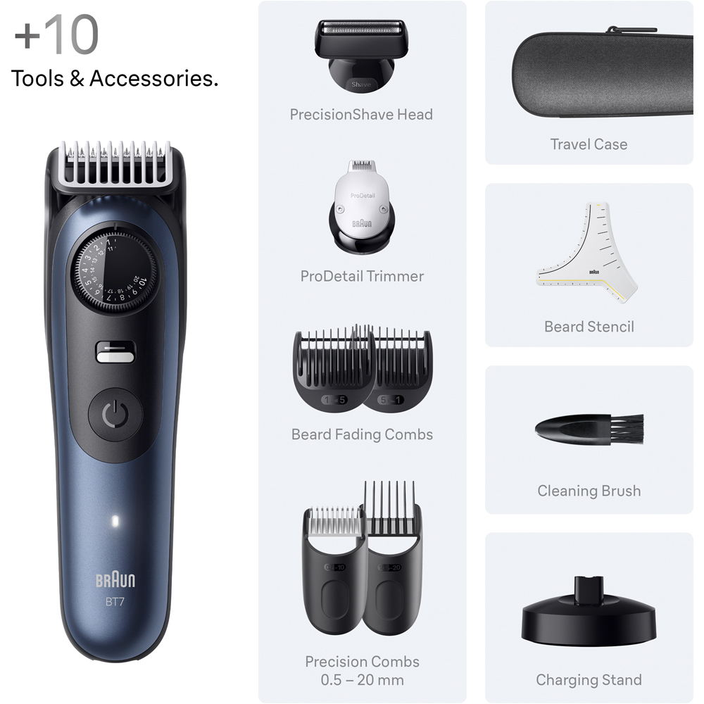 Braun Series 7 Plus 10 BT7540 Beard Trimmer Image 3