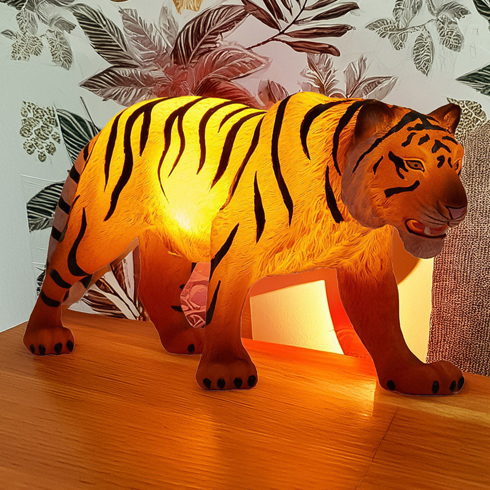 Tiger Table Light - Orange Image 1