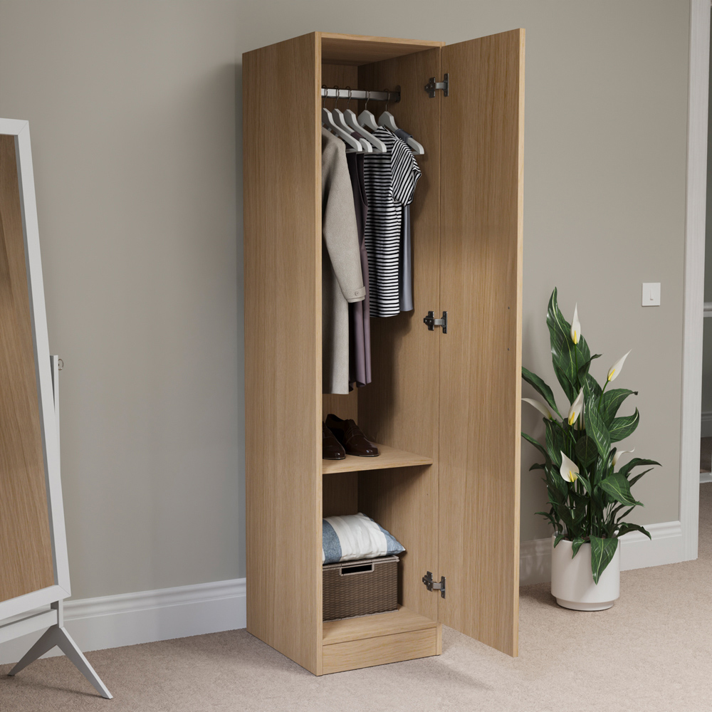 Vida Designs Riano Single Door Pine Wardrobe Image 5