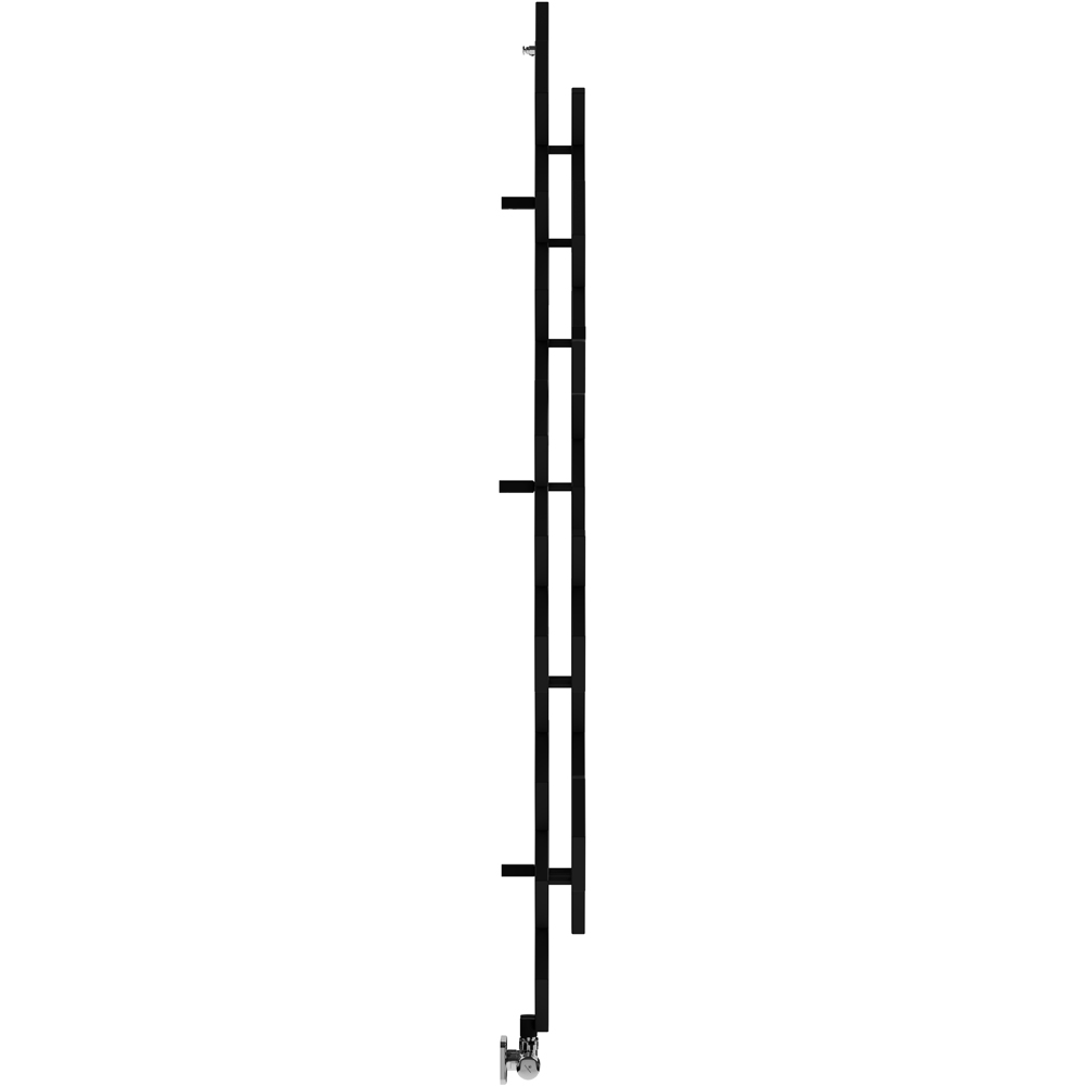 Terma Hex 1705 BTU Matt Black Radiator 1700 x 573mm Image 4