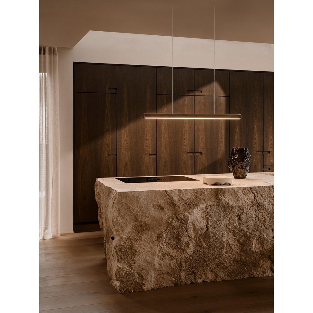 Nordlux Akeno Light Brown Slim Pendant Light Image 7