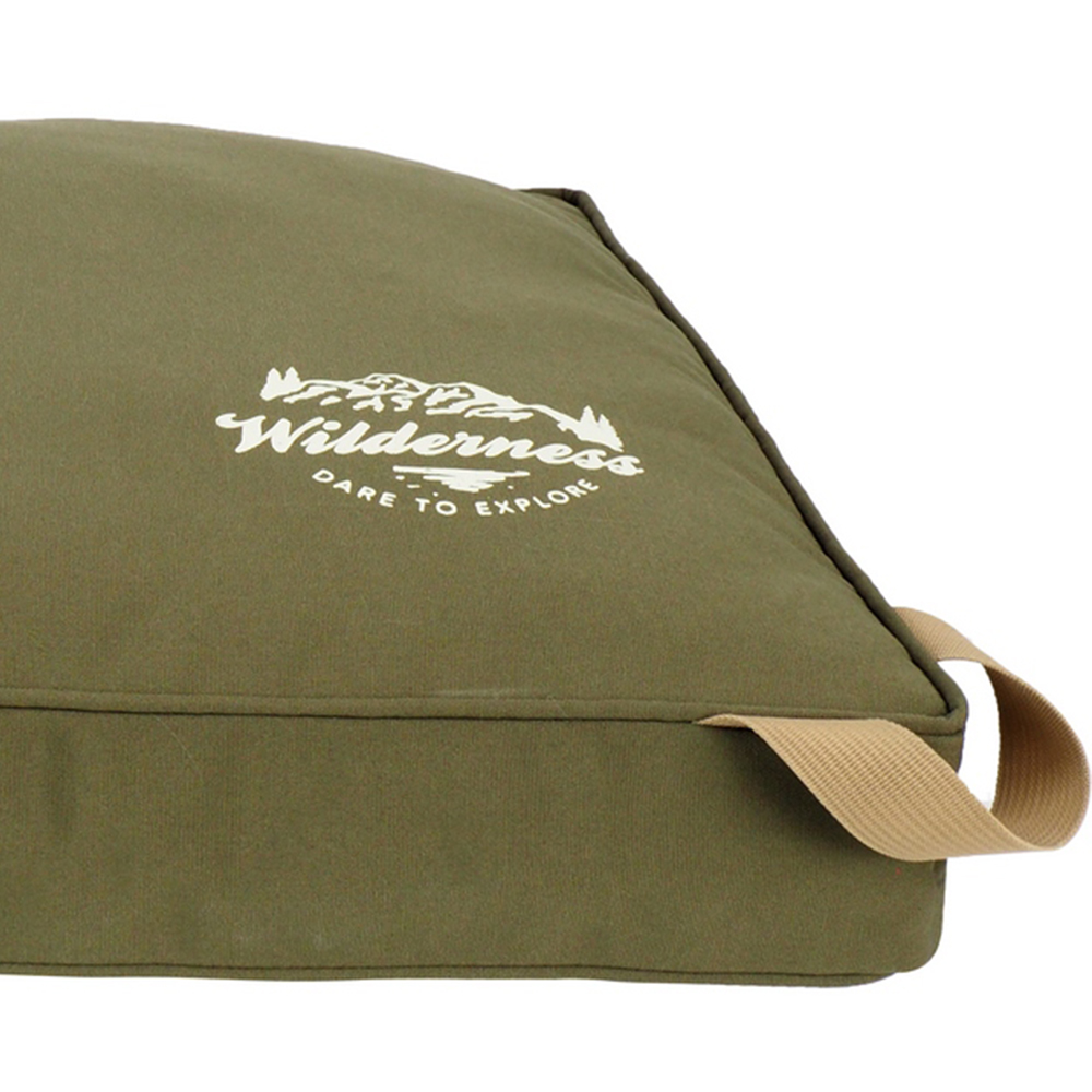 Snug & Cosy Wilderness Large Olive Pet Lounger Bed Image 3