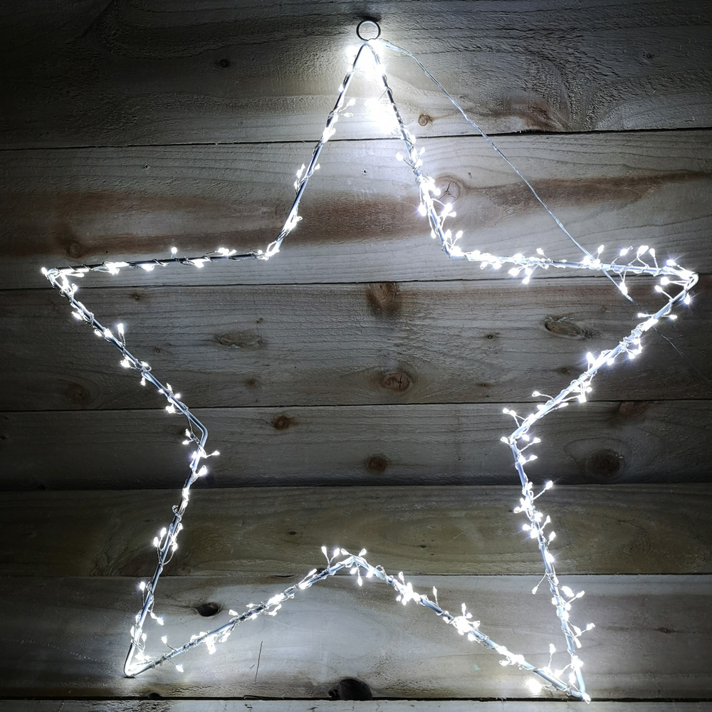 Samuel Alexander Animated Star Silhouette LED Outdoor Christmas Decoration 60cm Image 6